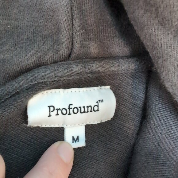 Profound Bandana Print Hoodie Black 100% Cotton Streetwear – Men’s M - Picture 5 of 11